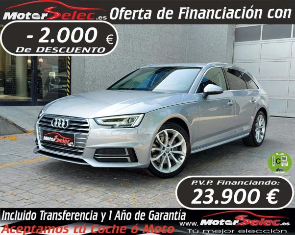Audi A4 Avant ocasión segunda mano 2018 Gasolina por 25.900€ en Valencia
