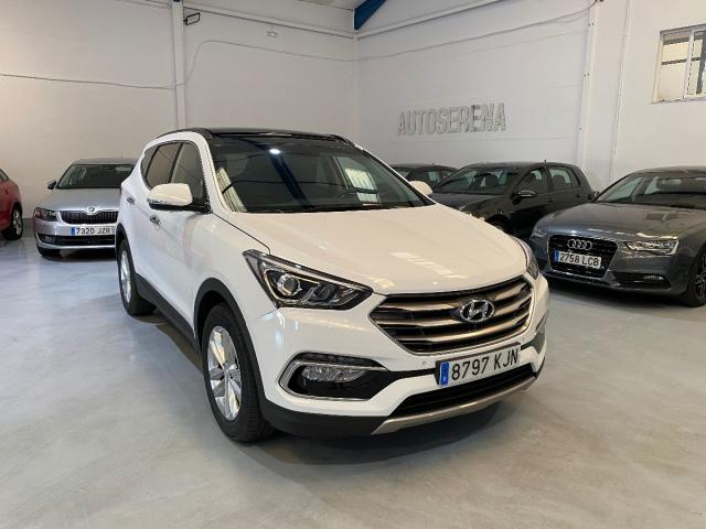 Hyundai Santa Fe ocasión segunda mano 2018 Diésel por 24.400€ en Badajoz